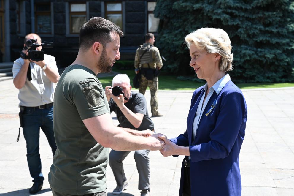 Visit of Ursula von der Leyen, President of the European commission, to Ukraine 