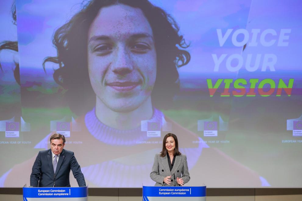 Read-out of the weekly meeting of the von der Leyen Commission by Margaritis Schinas, Vice-President of the European Commission, and Iliana Ivanova, European Commissioner, on the 2022 European Year of Youth