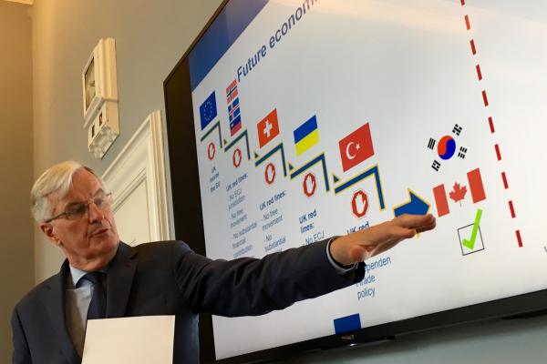 EU's chefforhandler for Brexit Michel Barnier